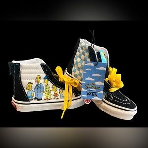 Brand new Simpson’s high top vans  *size 12Y*